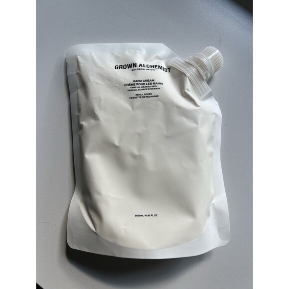 Grown Alchemist Vanilla Orange Peel Hand Cream Refill Pouch 500 Ml/ 16.9 Fl Oz - Picture 1 of 2